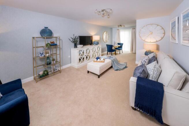 Show home living room